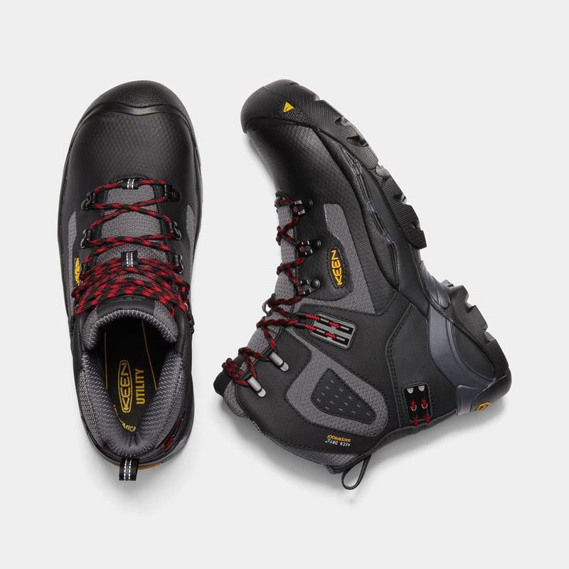 Keen St. Paul 6" Wp Carbon-fiber Toe - Erkek Iş Botu - Siyah - Turkey (580249EWU)